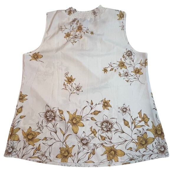 BloomChic Blouse Womens 14/16 Floral Boho Relaxed Top Shirring Cottage Shirt - Picture 2 of 10